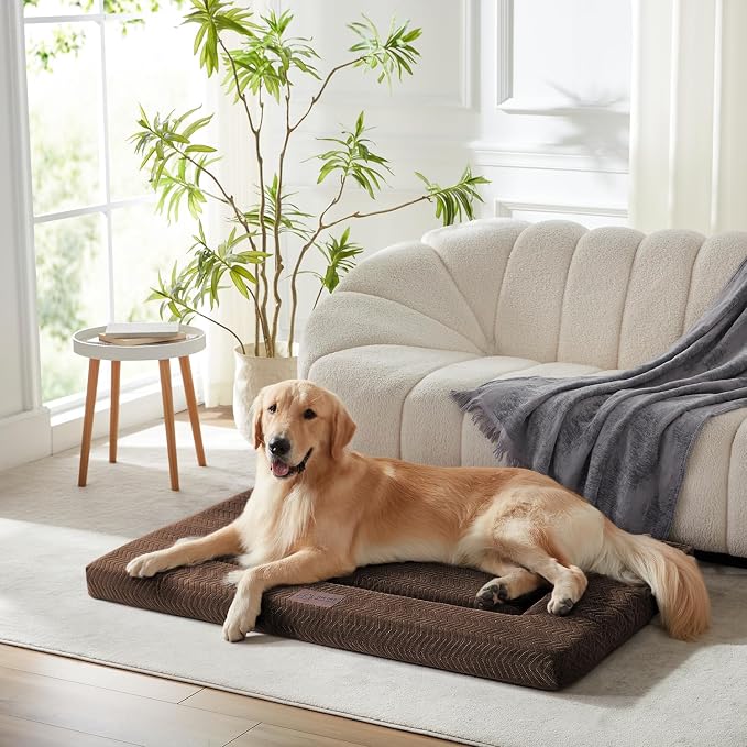Dog Bed for Crate, Small Dog Crate Beds, Washable Pet Bed Mat Kennel Pad | 30" Medium Pet Beds Mat W/ Soft Wavy Plush Comfortable Anti-Slip Sleeping Mattress for Dogs & Cats