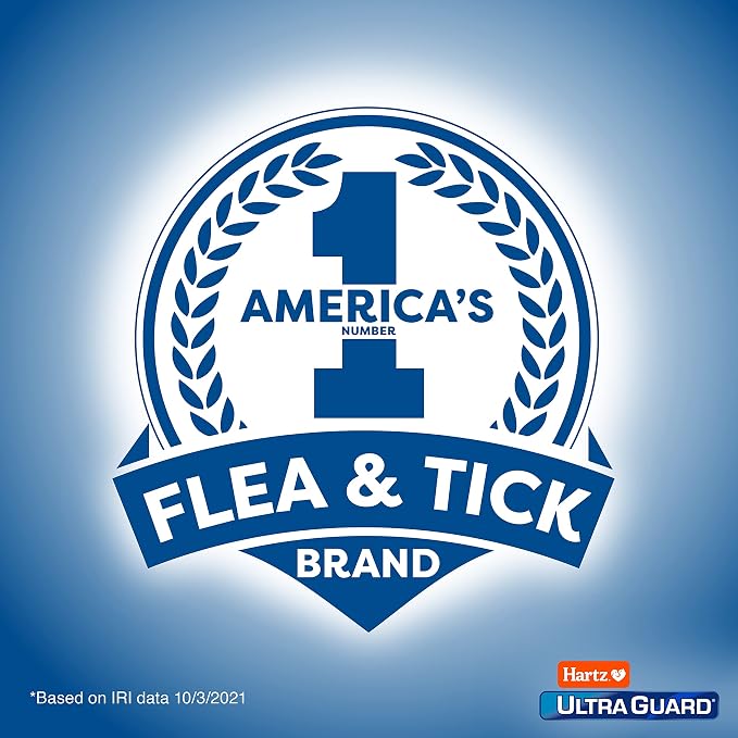 Hartz UltraGuard Rid Flea & Tick Oatmeal Dog Shampoo, 18 oz Bottle (Pack of 2)