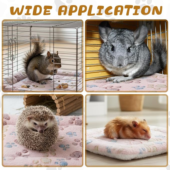4 Pack Soft Pet Bed Mat Small Dog Crate Fleece | Tuanse Soft Pet Beds Mat Small Dog Crate Fleece,13 X 10 Inches,Light Brown