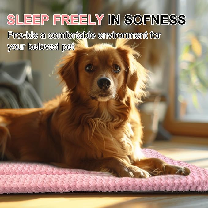 Dog Bed Mat – Soft & Comfortable Dog Kennel Pad for Crate – Durable Crate Bed & Mat for Dogs & Cats – Ideal for Crate, Kennel, and Home Use