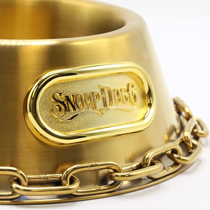 Snoop Doggie Doggs Off The Chain Deluxe Pet Bowl