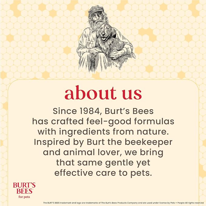 Burts Bees for Pets Manuka Honey 2-in-1 Shampoo and Conditioner, 16 Fl Oz | Jojoba oil formula, 2-in-1 shampoo and conditioner, 95% natural origin, sulfate-free