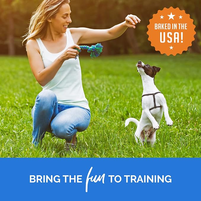 Buddy Biscuits Trainers Training Bites Soft & Chewy Dog Treats, Bacon, 10 oz. Pouch (Pack of 2)