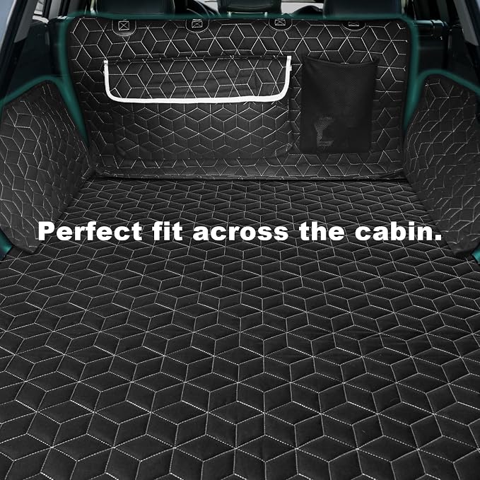 Meginc SUV Cargo Liner for Dogs,100% Waterproof Pet Trunk Car Seat Cover Mat with Bumper Flap Protector,Dog Protect Auto Carpet, Heavy Durable Pet Car Seat Protector for SUV CRV RAV4 Q5 CX5