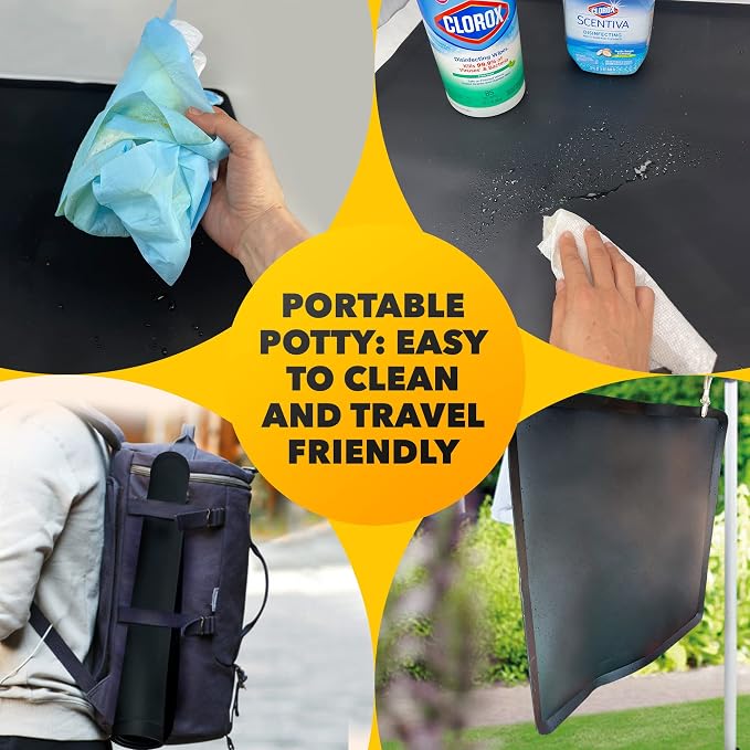 Skywin TidyFriend 2 Pack Dog Pee Pad Holder - Fits Up to 24” x 24” Pee Pad Holder for Dogs - Stable Grip, Soft Edges, Quick Wipe Silicone Surface Dog Pad Holder for Indoor Flooring Protection (Black)