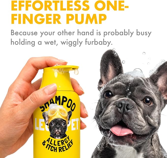 LEGITPET Oatmeal Dog Shampoo & Conditioner Set for Itchy Skin, 2 x 16 oz | Colloidal oatmeal, aloe and honey help soothe itchy, allergy-prone, dry and sensitive skin while conditioning the coat.
