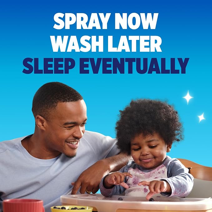 OxiClean Max Force Laundry Stain Treater Spray, 12 Fl Oz (Pack of 3) | Spray Now Wash Later, Kids and Baby Stain Remover, Fights Baby Food & Juice Stains, Color-Safe, Bleach-Free