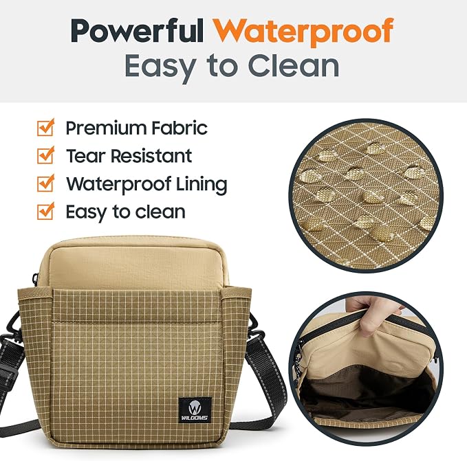 Dog Treat Pouch for Training, Magnetic Dog Walking Bag and Fanny Pack | Large treat pocket with poop bag dispenser, clicker and bowl; hands-free for dog training, walks, park trips and travel