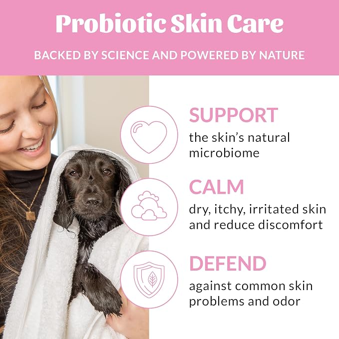 SKOUT'S HONOR Probiotic Puppy Shampoo and Conditioner - Happy Puppy, 16 oz | Natural 2-in-1 for Puppies and Dogs, Microbiome-Friendly with Avocado Oil & Omega-3s, Paraben & Sulfate-Free