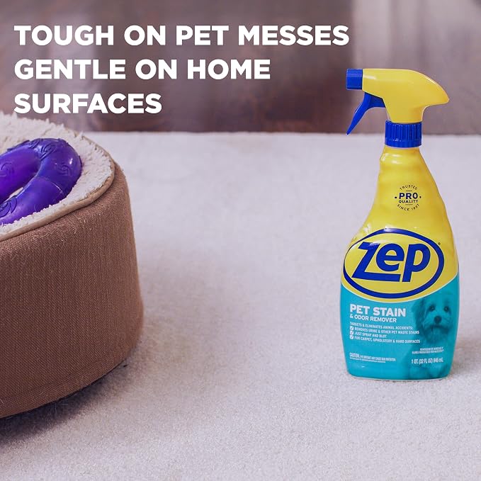 Zep Pet Stain and Odor Remover - 32 oz (Cases of 4)