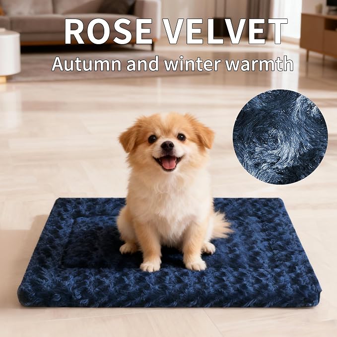 Dog Bed Mat - Comfortable Dog Kennel Pad, Soft Multi-Purpose Crate Bed Mats for Dogs & Cat
