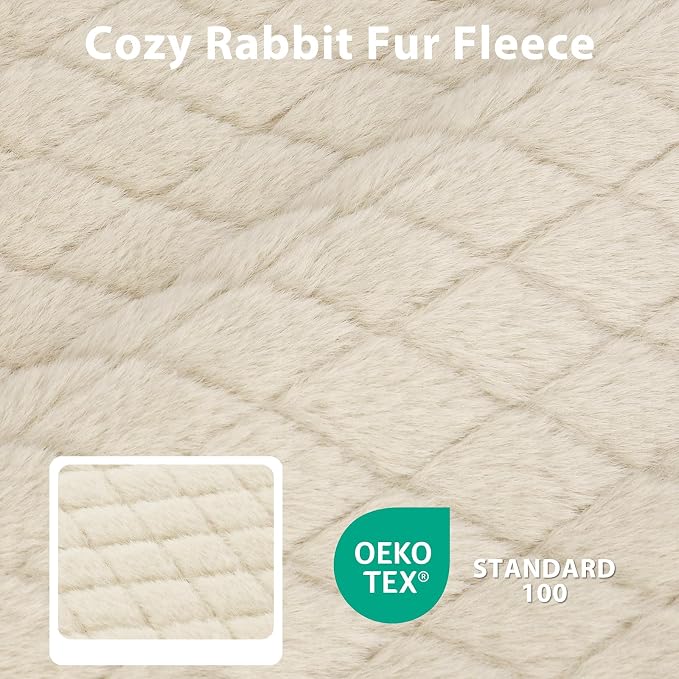 JOEJOY Orthopedic Dog Bed for Extra Large Dogs, Washable Dog Crate Bed Large Sized with Removable Cover, Egg Memory Foam Big Pet Beds, Beige, 47"x29"