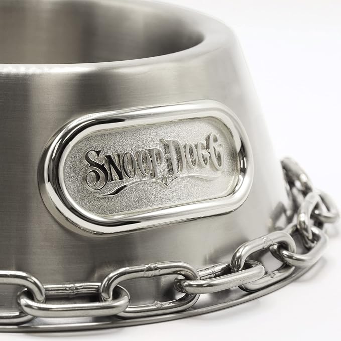 Snoop Doggie Doggs Off The Chain Deluxe Pet Bowl