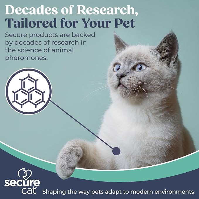 SIGNS SecureCat Transport, Water Based Calming Travel Spray, Naturally Supports Calm and Well-Being, Naturally Relieving Anxiety and Stress