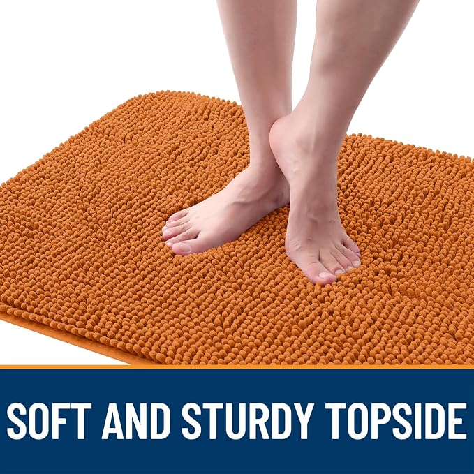 OLANLY Dog Door Mat for Muddy Paws 47x24, Super Absorbent Chenille Mud Mat | Clay, Absorbs Moisture and Dirt, Non-Slip Machine Washable Doormat, Quick-Drying Indoor Entryway Floor Carpet for Dogs