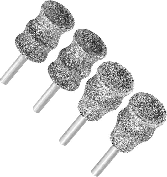 Dog Nail Grinder Bits for Dog and Cat Pet Nail Grinder Attachment Pet Nail File & Clippers for Medium Large Dogs AC(4Pack)