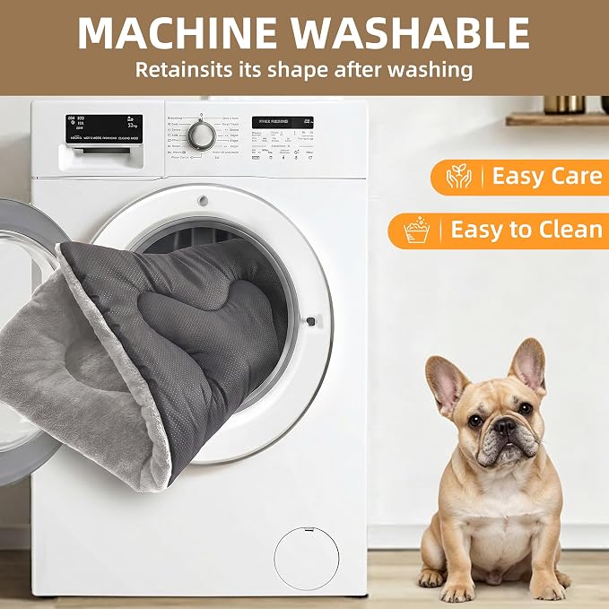 Dog Bed 30" for Metal Crate Pad, Washable Kennel Mat for Medium Dogs & Pets | Soft faux rabbit fur, non-slip,machine wash/dry, plush cushioning, for crates, floors & travel, multiple sizes for all breeds