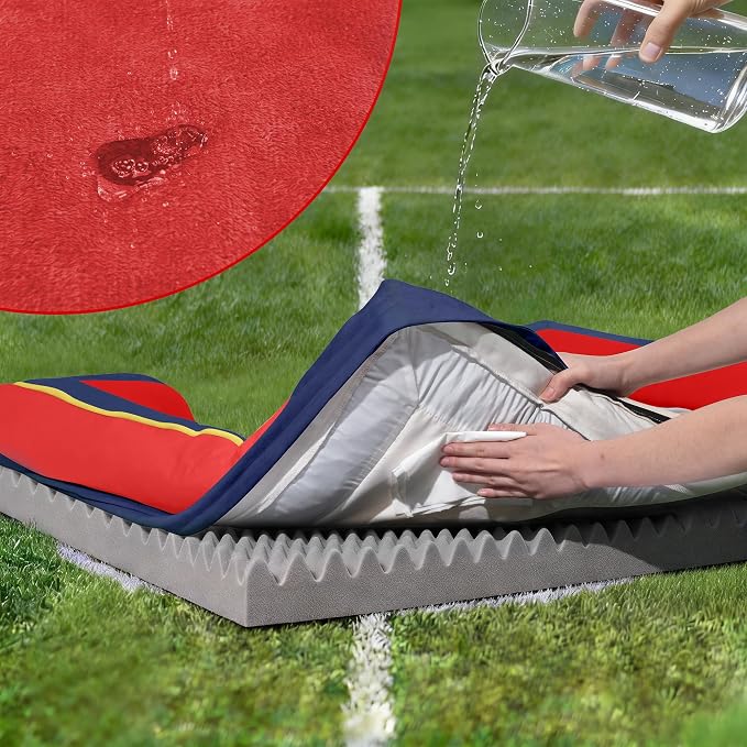 Comfort Expression Orthopedic Dog Bed for Extra Large Dogs with Bolster | Waterproof Dog Couch Bed with Washable Cover & Non-Slip Bottom, Supportive Egg Crate Foam XL Pet Bed, 45x35 Inch
