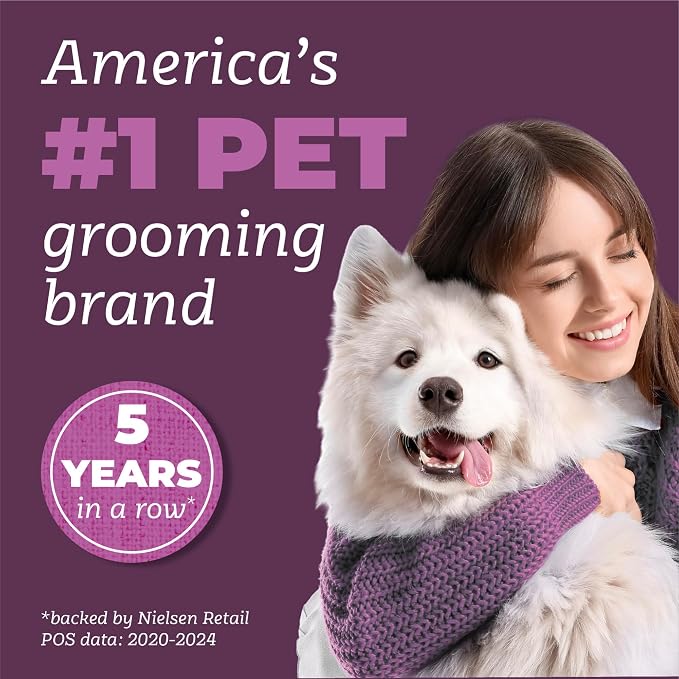 TropiClean Pure Dog Whitening Shampoo, Tear Stain & Odor Remover, 22oz