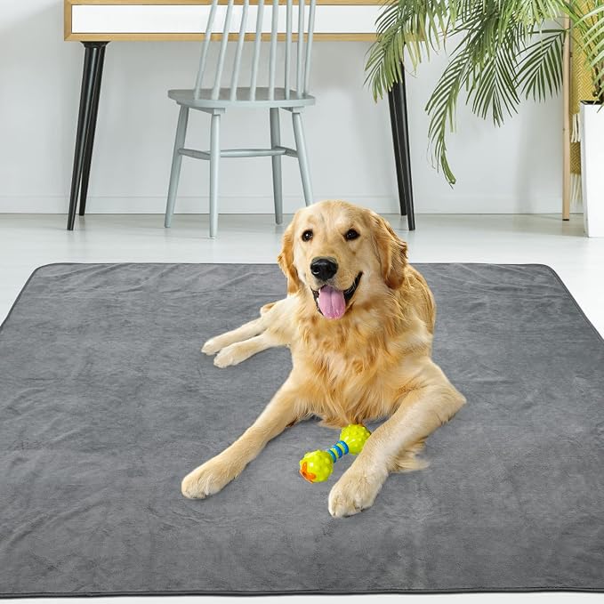 Washable Dog Pee Pads, 2 Pack, 36x48 Reusable Puppy Pads, Waterproof | Leakproof Dog Mats, Non-Slip Puppy Training Pads for Whelping, Playpen, Crate, Senior Dog Incontinence, Housebreaking