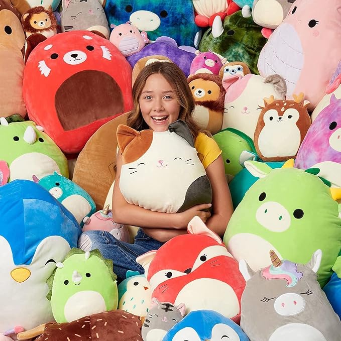 Squishmallow Official Kellytoy Collectible Pet Squad Dogs Cats Bunnies Frogs Squishy Soft Animals (Denton Chameleon, 8 Inch)