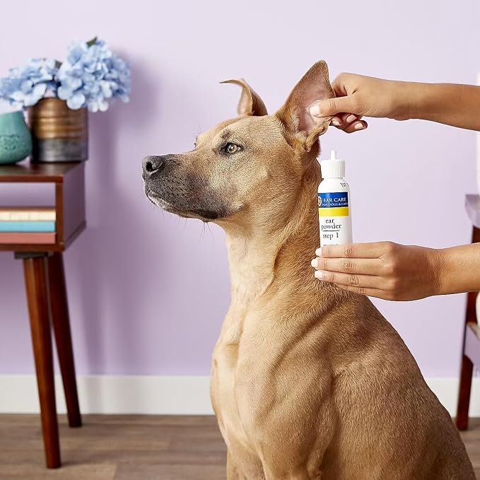 Miracle Care Ear Powder for Dogs and Cats, 96 Grams | Help Remove Excess Hair from Ear Canal, Keep Ears Dry, Reduce Odor and Waxy Build Up