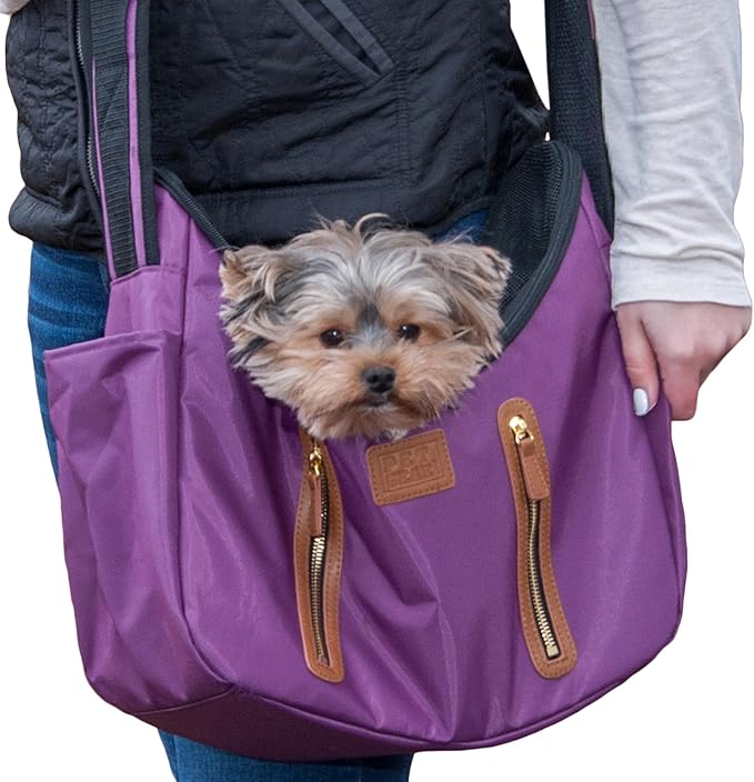 Pet Gear Carrier and Car Seat, Dark Raspberry | For Small Dogs & Cats