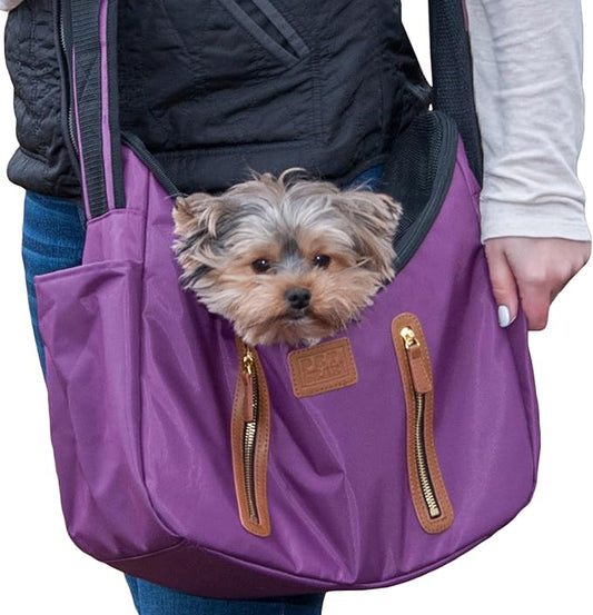 Pet Gear Carrier and Car Seat, Dark Raspberry | For Small Dogs & Cats