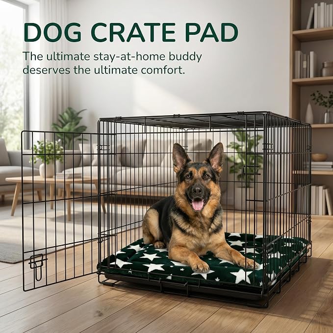 Dog Bed Mat - Reversible Dog Crate Bed Mats, Soft & Breathable Kennel Pad, Durable Crate Bed for Small Medium Large Dogs & Cats