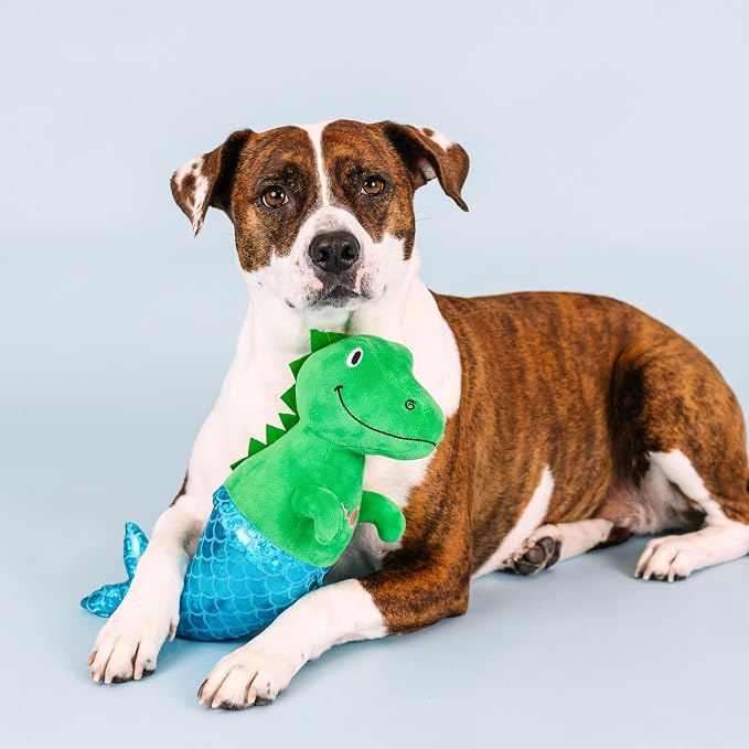 Fringe Studio Plush Dog Toy, Mer-Rex, Pet Shop Collection (314291)