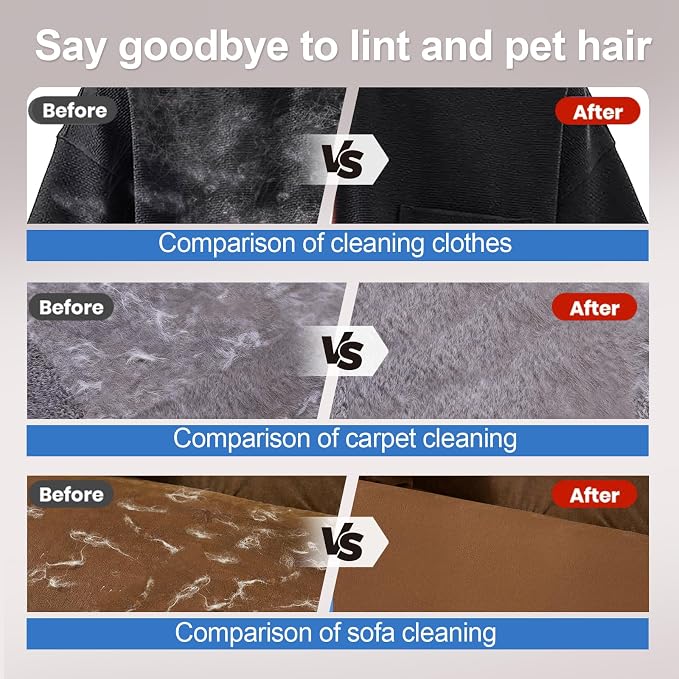 Pet Hair Removal Glove – Electrostatic Magic Mitt for Dogs & Cats, Reusable 5-Finger Grooming Tool for Couch, Carpet & Furniture