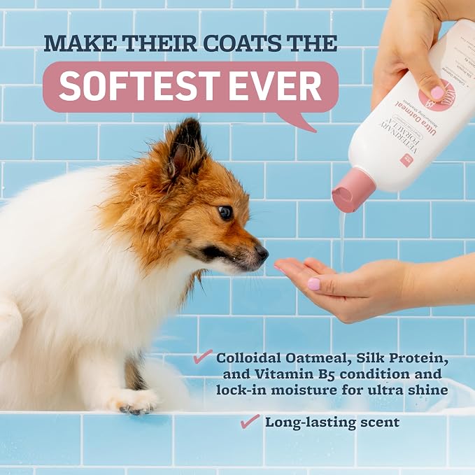 Veterinary Formula Smart Coat Ultra Oatmeal Moisturizing Dog Shampoo, 17oz