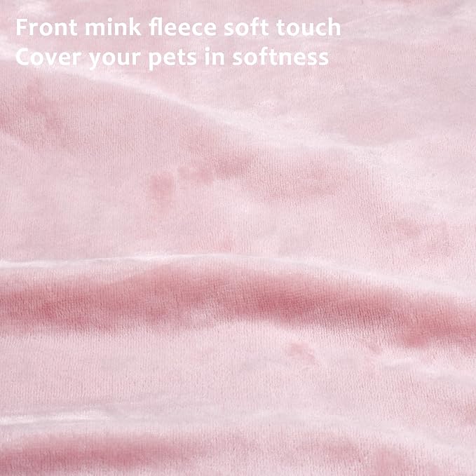 Pink Large Dog Blanket, Super Soft Fluffy Sherpa Fleece Dog Couch Blankets and Throws for Large Medium Small Dogs Puppy Doggy Pet Cats, 50x60 inches