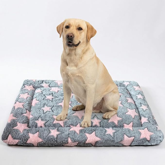 Dog Bed Mat - Reversible Dog Crate Bed Mats, Soft & Breathable Kennel Pad, Durable Crate Bed for Small Medium Large Dogs & Cats