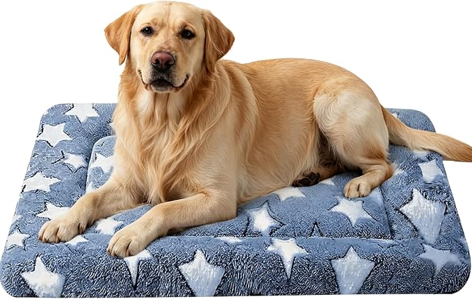 Dog Bed Mat - Reversible Dog Crate Bed Mats, Soft & Breathable Kennel Pad, Durable Crate Bed for Small Medium Large Dogs & Cats