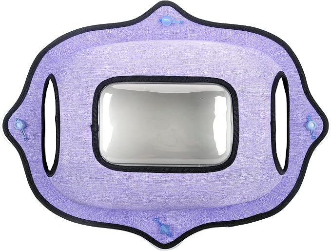 Pet Life ® 'Purr-View' See-Through Window Suction Cup Glass Gripping Kitty Lounger or Cat Bed Hammock