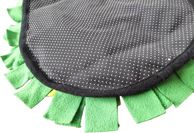 Dog Snuffle Mat Fleece Foraging Fruit Design Mats Small Animals Interactive Feeding Toy Anti Slip Slow Feeder Pet Treat Dispenser for Dogs Rabbits Guinea Pigs (Avocado)
