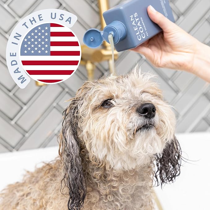 Fragrance Free Pet Shampoo for Dogs – Gentle Oatmeal & Aloe Leaf Formula for Sensitive Skin, Helps to Relieve Itchy & Dry Skin, Vegan Formula