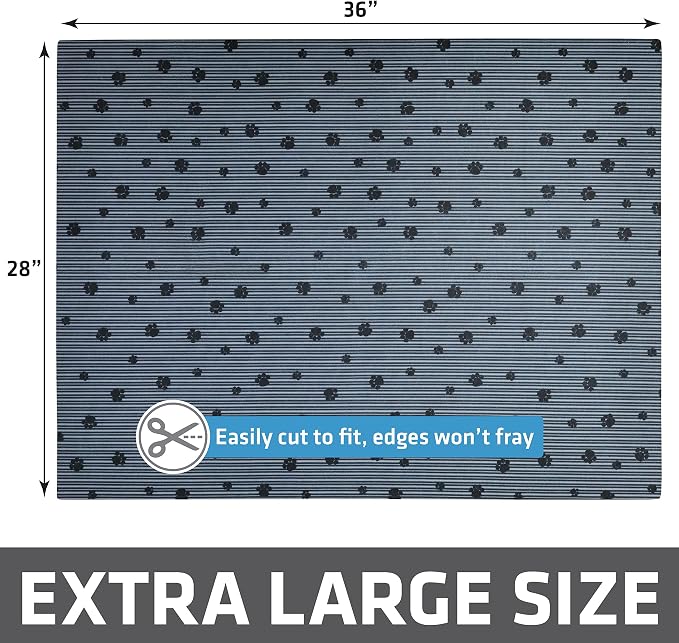 Drymate Cat Litter Box Mat, Litter Trapping Mat, Dark Grey, 28x36 XL | Waterproof, Urine-Proof, Absorbent, Machine Washable, Soft on Paws, Contains Mess, Protects Floors, Kitten Supplies, USA Made