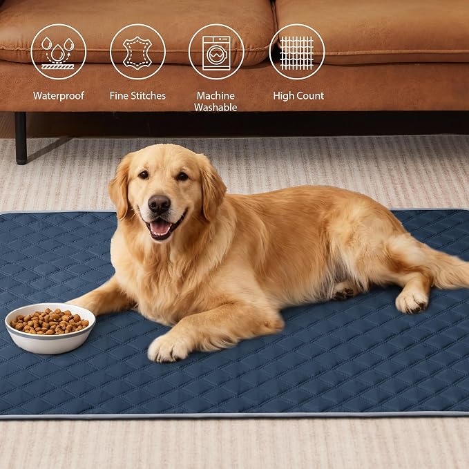 Eterish Reusable Washable Pee Pads for Dogs Large/Extra Large 36'' x 41'' 2 Pack, Absorbent Pet Puppy Dog Training Pads Non-Slip, Waterproof Whelping Potty Pads for Dogs Leak-Proof
