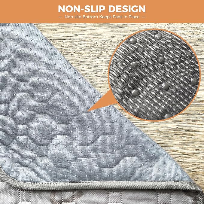FXW Washable Pee Pads for Dogs, Super Absorbent, 71" Square, 1 Pack | Machine washable, Non-slip backing, Fits 32"/40"/45"H 8-Panel FXW Rollick/Homeplus Playpens
