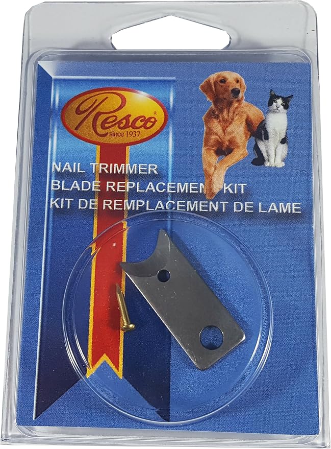 Resco Original Deluxe Dog Nail Clippers - Professional USA-Made Guillotine Trimmer - Heavy Duty Steel - Large Kit