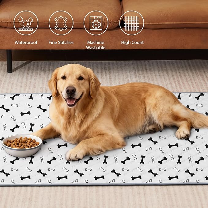 Eterish Reusable Washable Pee Pads for Dogs Large/Extra Large 36'' x 41'' 2 Pack, Absorbent Pet Puppy Dog Training Pads Non-Slip, Waterproof Whelping Potty Pads for Dogs Leak-Proof