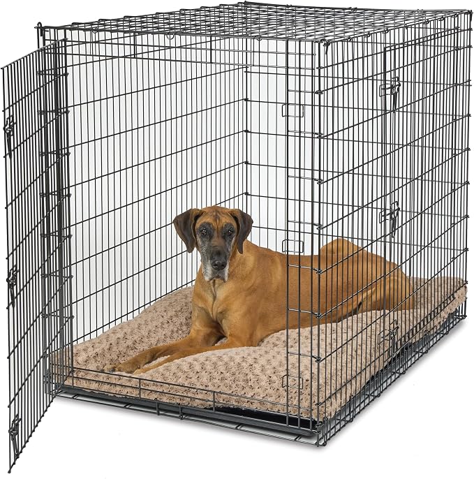 MidWest Homes for Pets Plush Ombre Swirl Dog Bed; Mocha 54-Inch for Giant Breeds