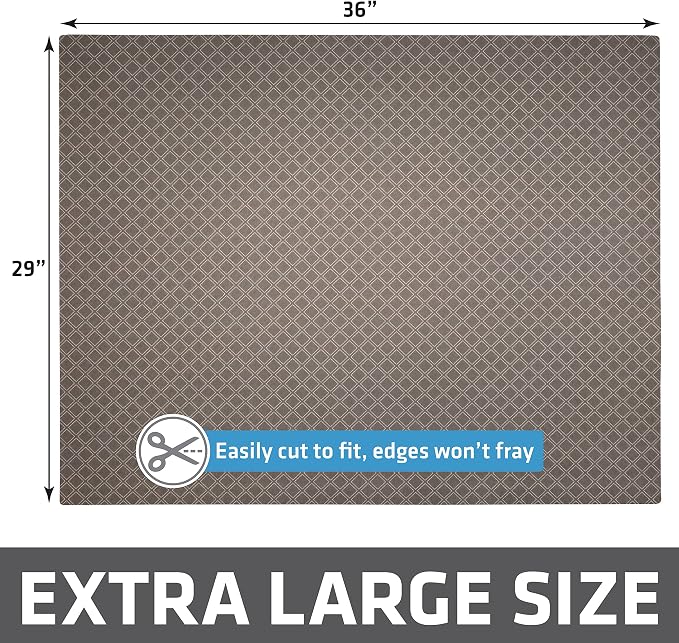 Drymate Cat Litter Box Mat, Litter Trapping Mat, Taupe, 29x36 XL | Waterproof, Urine-Proof, Absorbent, Machine Washable, Soft on Paws, Contains Mess, Protects Floors, Kitten Supplies, USA Made