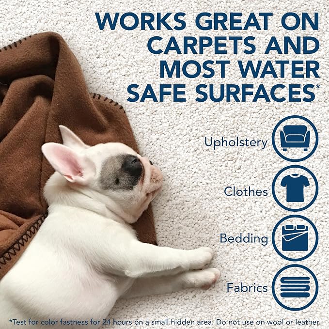 Simple Solution Pet Stain & Odor Remover, Spring Breeze Scent, Gallon | Dog Stain & Odor Remover, Pet Urine Enzyme Cleaner, Dog Urine Carpet Cleaner, Pet Odor Eliminator, Cat Stain Remover