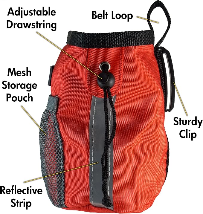 barkOutfitters Reward Treat Pouch - Orange