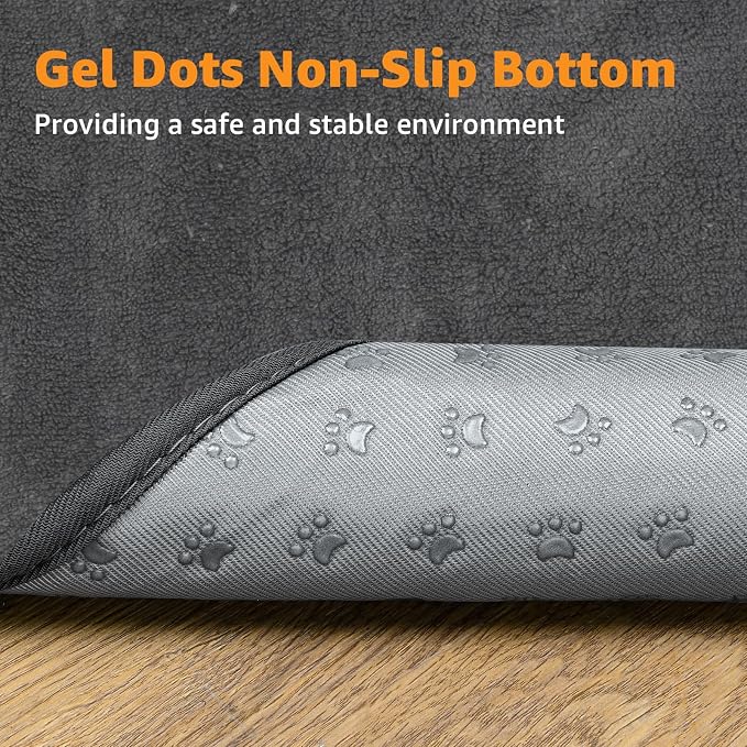 Washable Pee Pads for Dogs 72x72: 4-Layer Extra Large Reusable Puppy Pad Non-Slip Backing, Waterproof Dog Pee Pad Washable for Potty Training, Playpen, Senior Dogs, Whelping, Incontinence (Pack of 2)