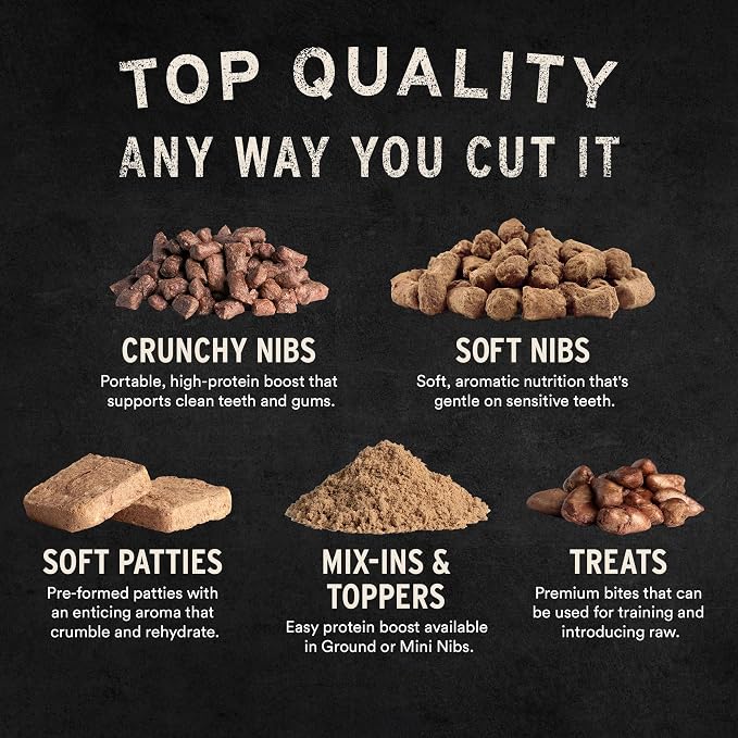 Vital Essentials Freeze Dried Dog Treats, Rabbit Bites, 5 oz Bag | Single Ingredient, Premium Quality Protein, Grain-Free Training Treats, USA Made with U.S. & Globally Sourced Ingredients