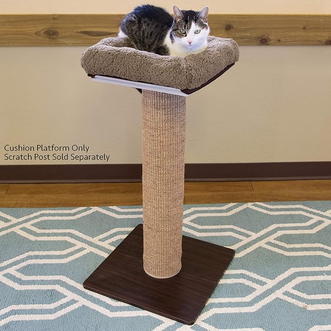 Kitty City Sisal Post Scratcher Perch Platform Attachment Accessory (Perch Platform Only)